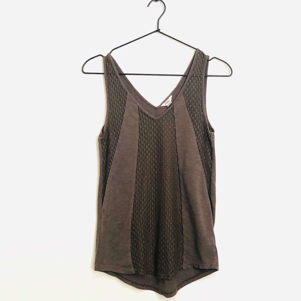 Fossil Tank Top Olive Size XS